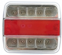 12V,24V LED Tail Light For Trucks & Trailers With Reflector With License Plate Light