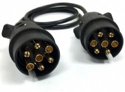 7 Pin Plug Socket Trailer Connector Cable