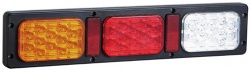 LED combination rear light for trucks and trailers
